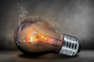 Lichttherapie Glühbirne