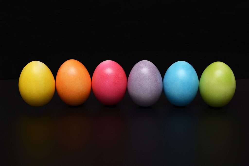 Farben Wirkung Auswahl Eier
