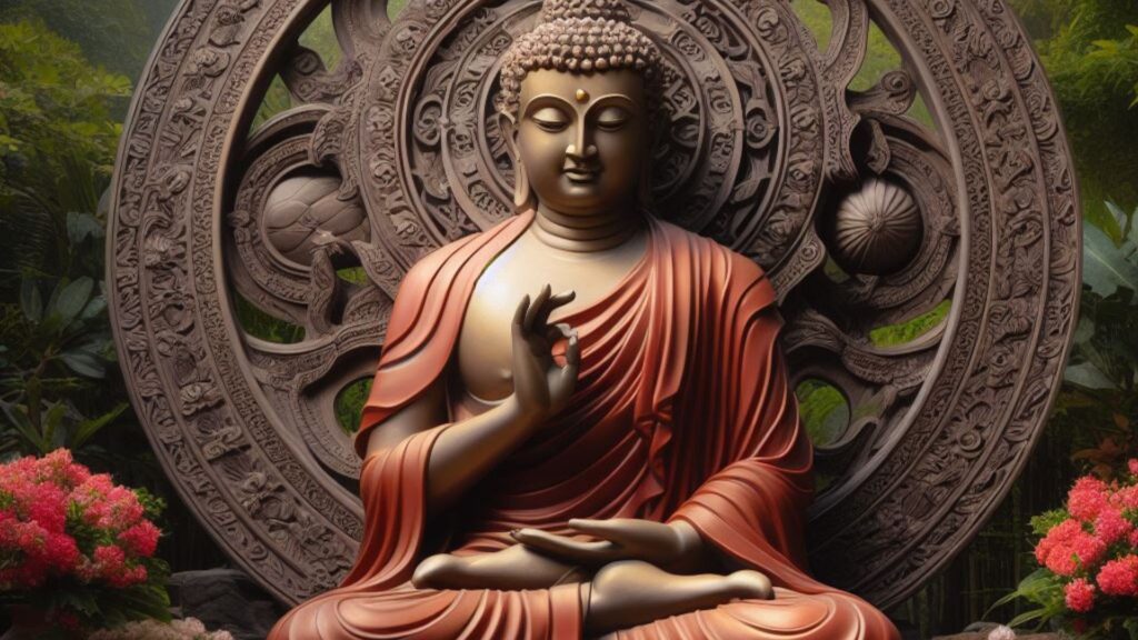 Buddha und das Sutra vom Rad der Lehre